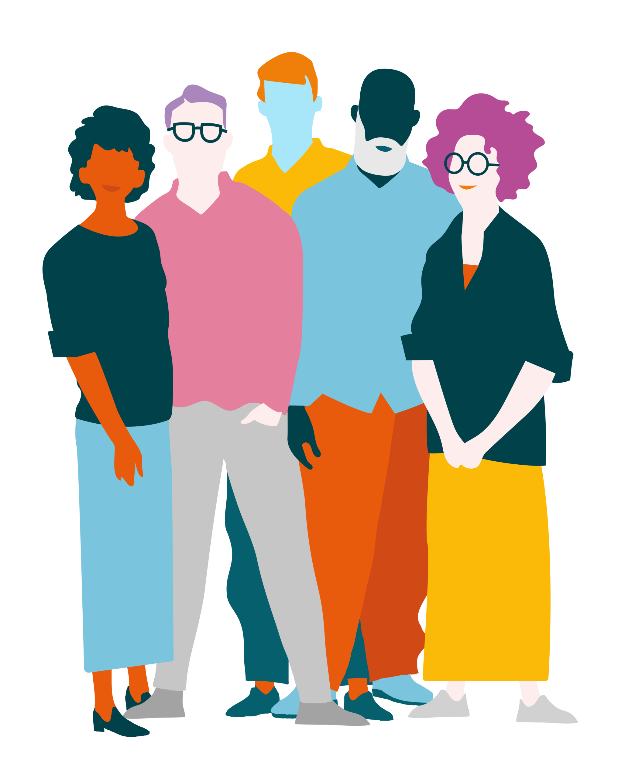 Afbeelding inwoners Samen Sterker Eemland Tekening met inwoners, Samen Sterker Eemland